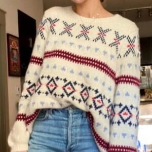 Old Navy Cream Knit Sweater